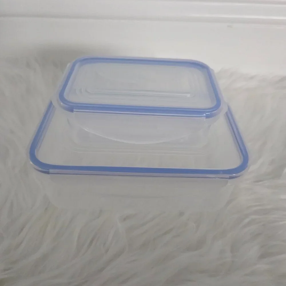Nicole Home Collection Set of 2 Nesting Snap Lid Containers